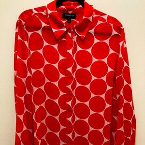 Sheer Polka Dot Blouse